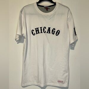 Nostalgia Co Mitchell & Ness Chicago White Sox Short Sleeve T-shirt Q39